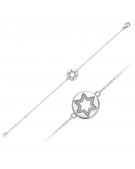 ROUND STYLE STAR DIAMOND BRACELET (TB844)
