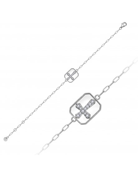 CROSS DIAMOND BRACELET (TB849)