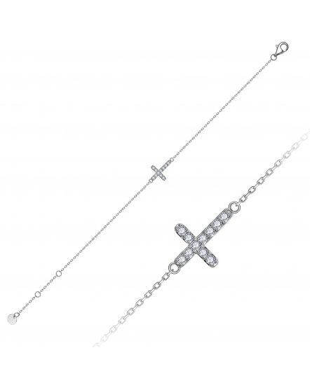 CROSS DIAMOND BRACELET (TB853)