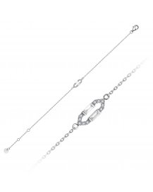 HEXAGON STYLE DIAMOND BRACELET (TB857)