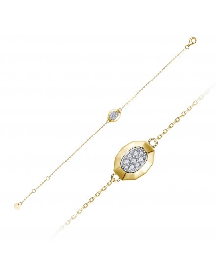 OVAL STYLE DIAMOND BRACELET (TB859)