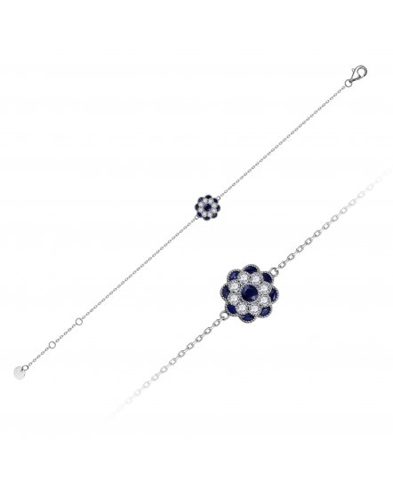 SAPPHIRE DIAMOND BRACELET (TB863)