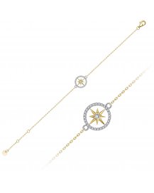 NORTH STAR STYLE DIAMOND BRACELET (TB867)