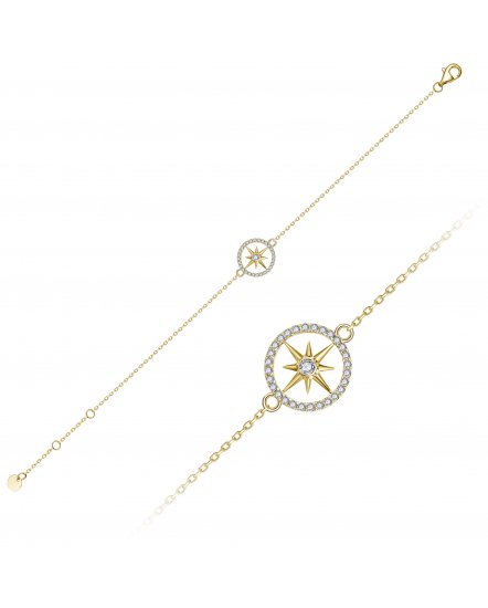 NORTH STAR STYLE DIAMOND BRACELET (TB867)