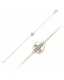 CROSS DIAMOND BRACELET (TB878)