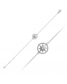 NORTH STAR STYLE DIAMOND BRACELET (TB886)