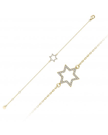 STAR SHAPE DIAMOND BRACELET (TB888)