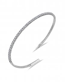 DIAMOND FLEXIBLE BANGLE BRACELET (TB889D)