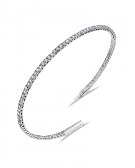 DIAMOND FLEXIBLE BANGLE BRACELET (TB889D)
