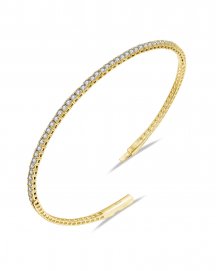 DIAMOND FLEXIBLE BANGLE BRACELET (TB889D)