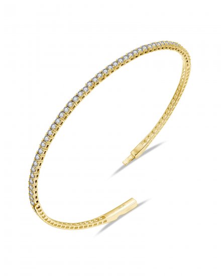 DIAMOND FLEXIBLE BANGLE BRACELET (TB889D)