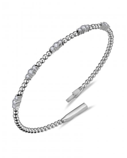 DIAMOND FLEXIBLE BANGLE BRACELET (TB892C)