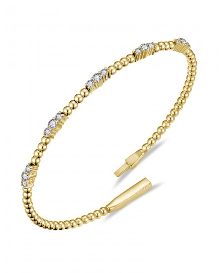 DIAMOND FLEXIBLE BANGLE BRACELET (TB892C)