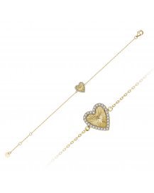 HEART SHAPE DIAMOND BRACELET (TB928)