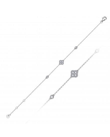 CLOVER STYLE DIAMOND BRACELET (TB929)