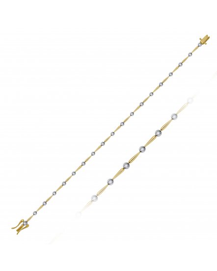 BEZEL DIAMOND BRACELET (TB951)