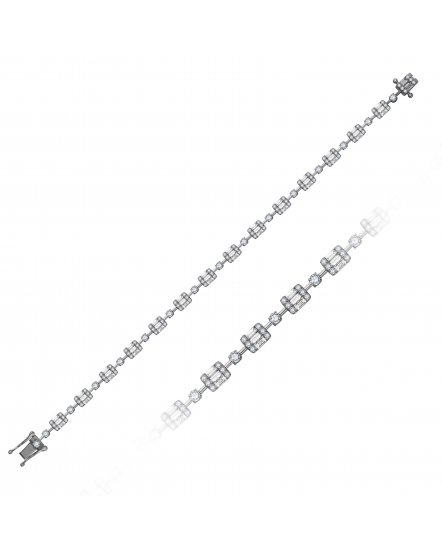 BAGUETTE DIAMOND BRACELET (TB954)