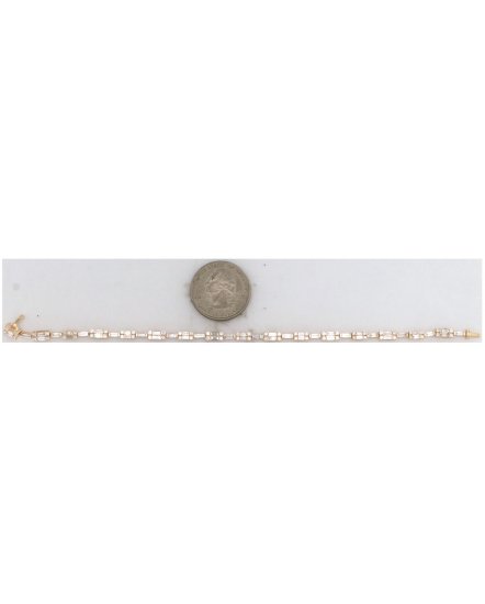 BAGUETTE DIAMOND BRACELET (TB956)