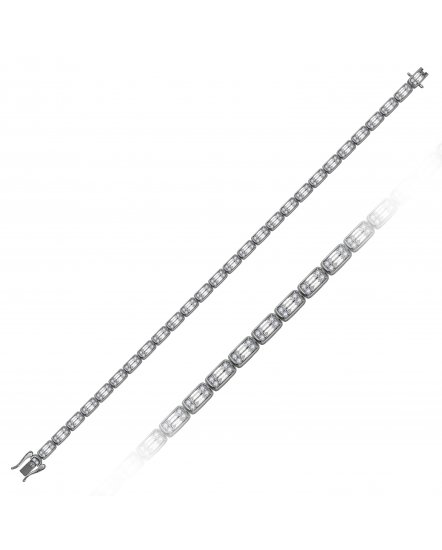 BAGUETTE DIAMOND BRACELET (TB972)