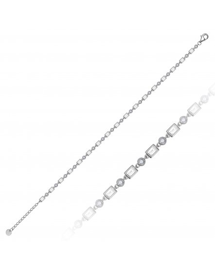 BAGUETTE DIAMOND BRACELET (TB983)