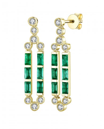 EMERALD DIAMOND DANGLING (TE1000)