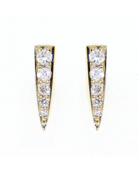 STRAIGHT BAR DIAMOND STUDS (TE1004)