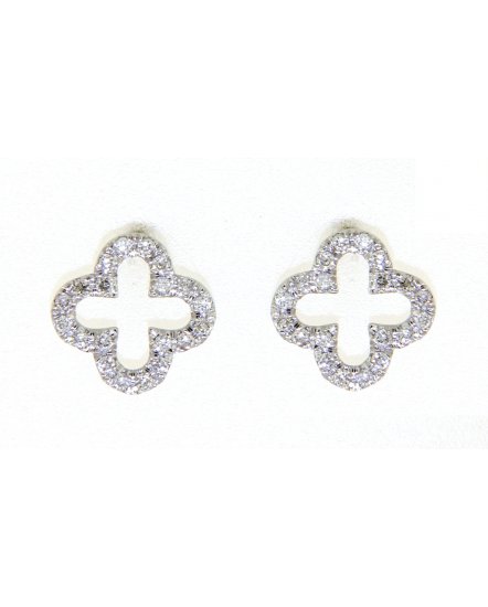 CLOVER STYLE DIAMOND STUDS (TE1009)