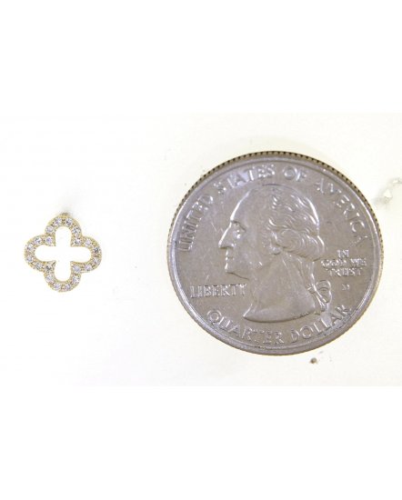 CLOVER STYLE DIAMOND STUDS (TE1009)