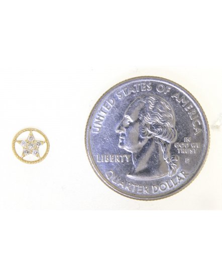 STAR ROUND DIAMOND STUDS (TE1010)