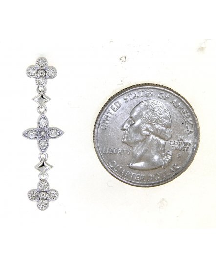 CLOVER STYLE DIAMOND DANGLING (TE1018)