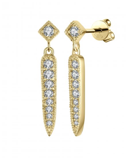 STRAIGHT BAR DIAMOND DANGLING (TE1022)