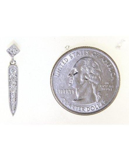 STRAIGHT BAR DIAMOND DANGLING (TE1022)