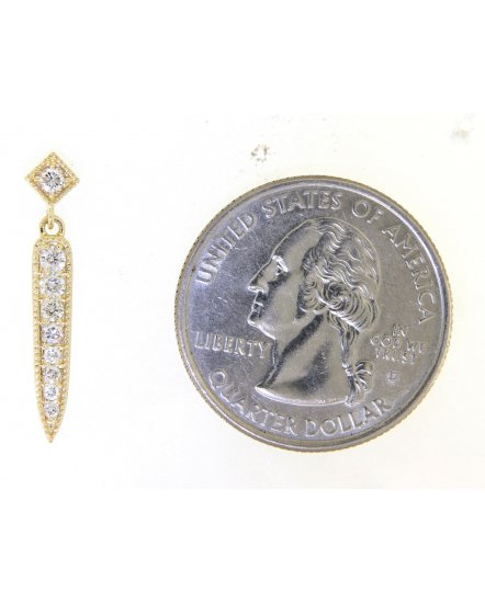 STRAIGHT BAR DIAMOND DANGLING (TE1022)