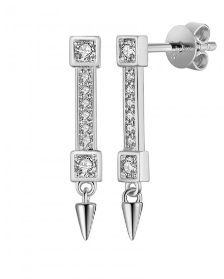 STRAIGHT BAR DIAMOND DANGLING (TE1026)