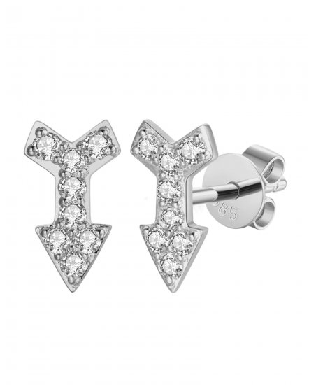 ARROW STYLE DIAMOND STUDS (TE1029)