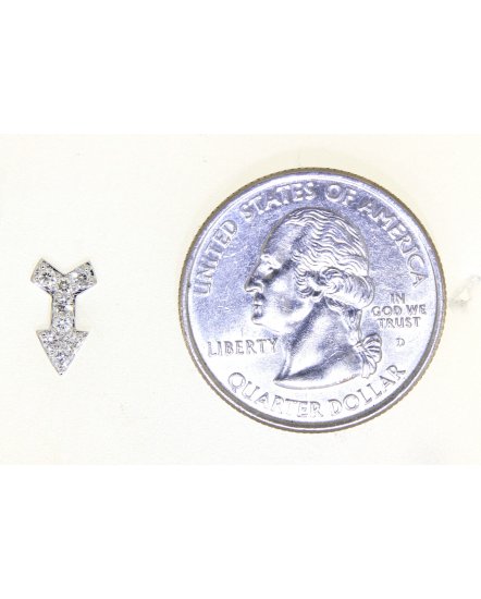 ARROW STYLE DIAMOND STUDS (TE1029)