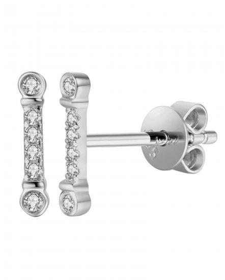STRAIGHT BAR DIAMOND STUDS (TE1030)