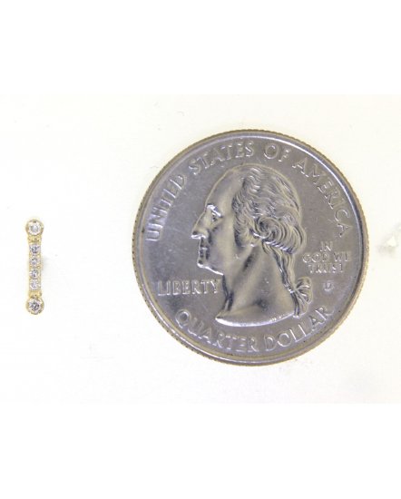 STRAIGHT BAR DIAMOND STUDS (TE1030)