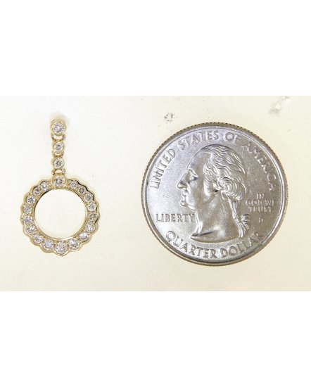 ROUND DIAMOND DANGLING (TE1033)