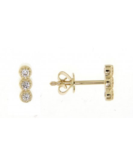 STRAIGHT BAR DIAMOND STUDS (TE1038)