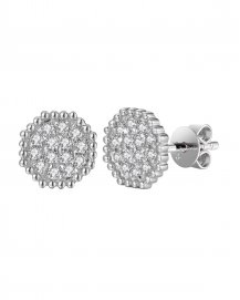 OCTAGON STYLE DIAMOND STUDS (TE1040)