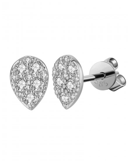 PEAR STYLE DIAMOND STUDS (TE1042)