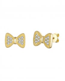BOW DIAMOND STUDS (TE1054)