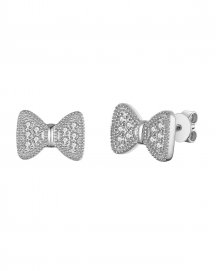 BOW DIAMOND STUDS (TE1054)