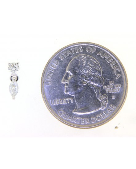 MARQUISE DIAMOND STUDS (TE1057)