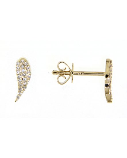 ANGEL WINGS DIAMOND STUDS (TE1063)