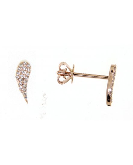 ANGEL WINGS DIAMOND STUDS (TE1063)