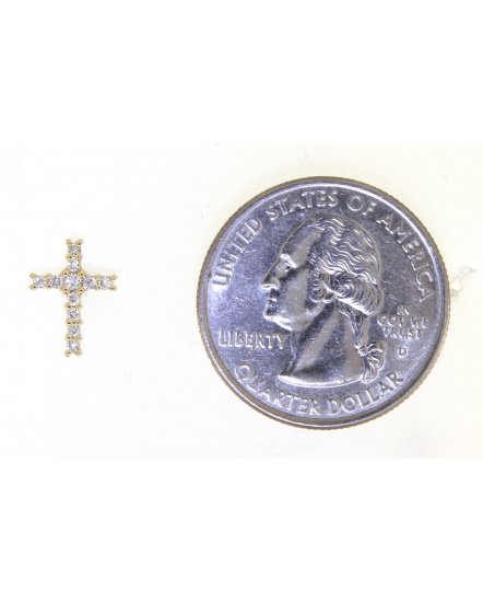 CROSS DIAMOND STUDS (TE1069)
