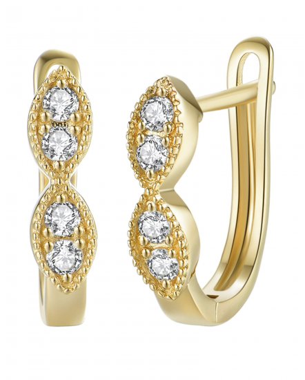 MARQUISE STYLE DIAMOND HUGGIES (TE1074)