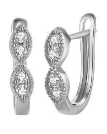 MARQUISE STYLE DIAMOND HUGGIES (TE1074)